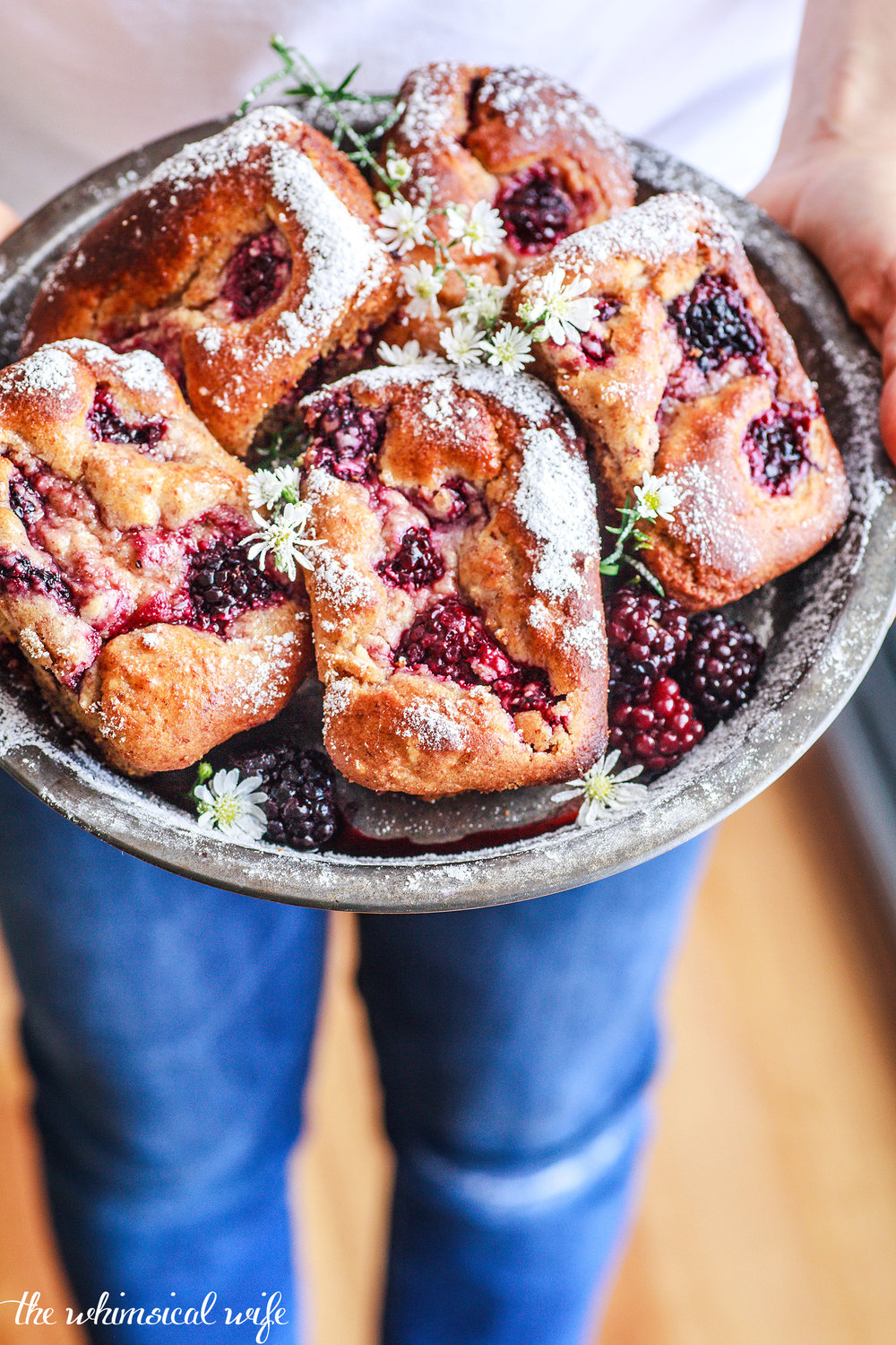 30 Cakes In 30 Days | 3. Mini Blackberry & Apple Loaf {GF, DF, Refined Sugar Free } | The Whimsical Wife